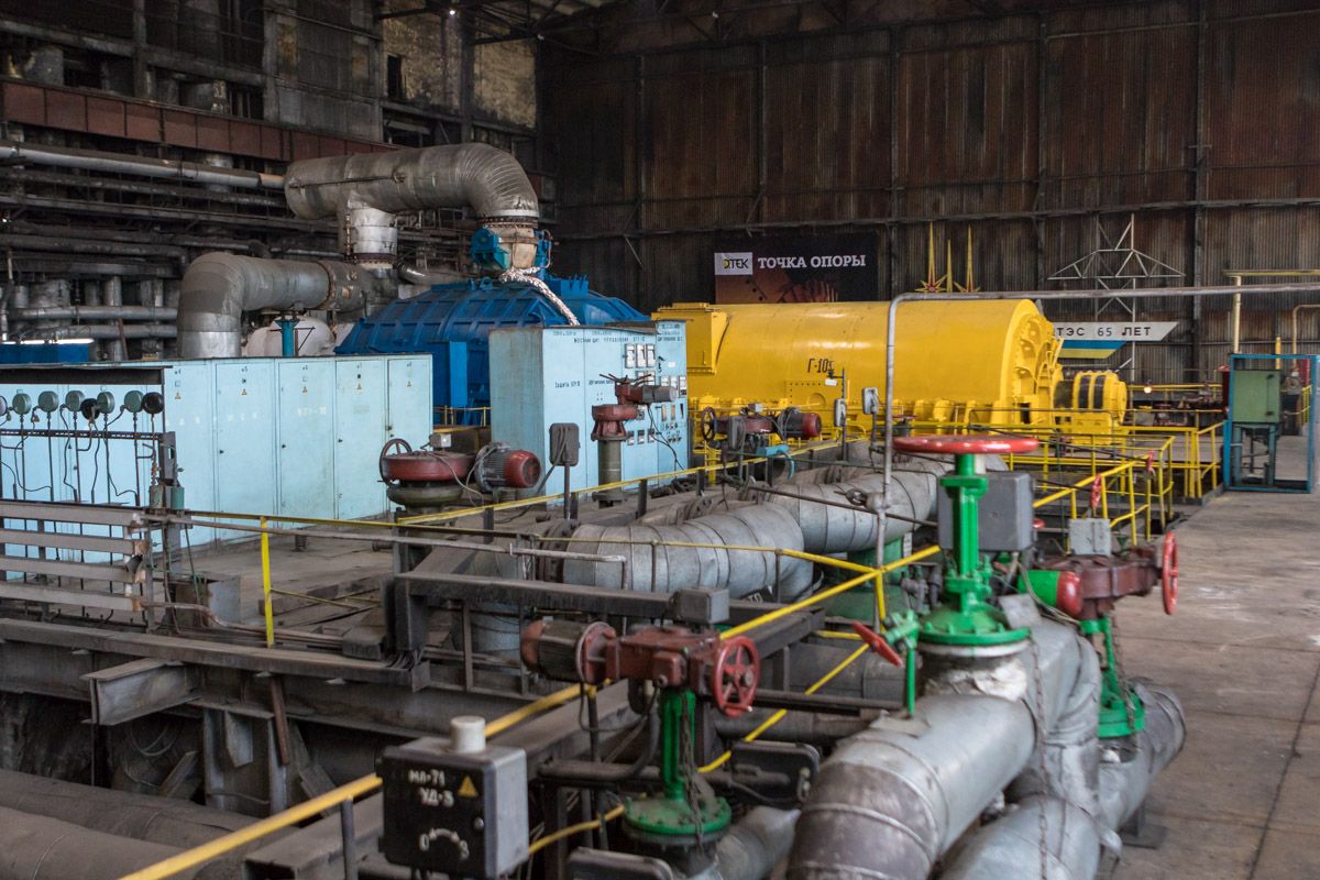 Трубопроводы энергоблока №10