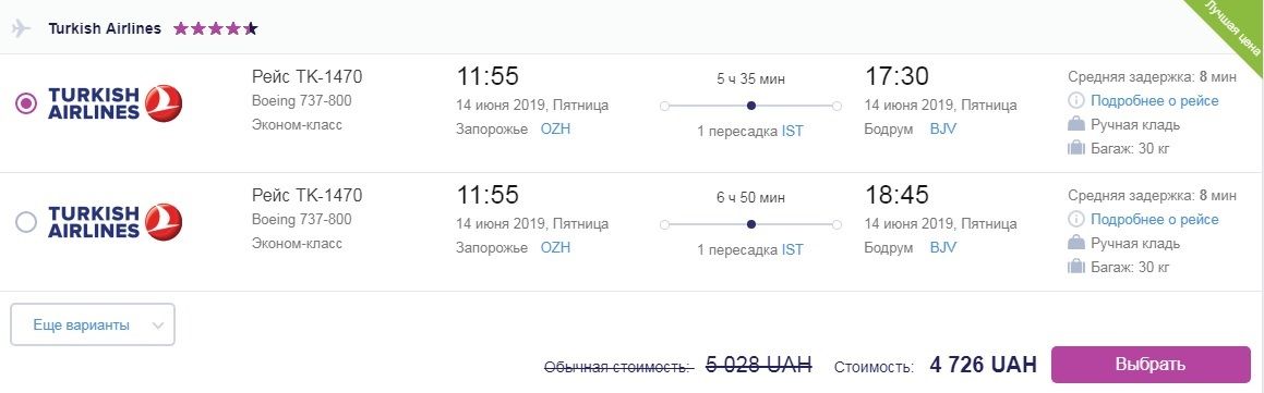 Почему летать в Турцию из Днепра дороже, чем из других городов Украины 4