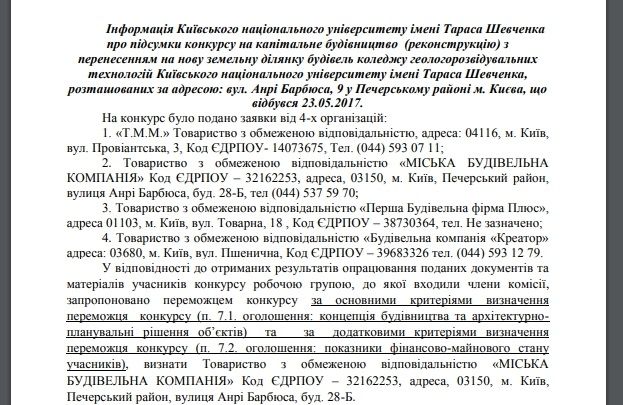 Что должны были построить на месте обвалившегося здания колледжа в Киеве 3
