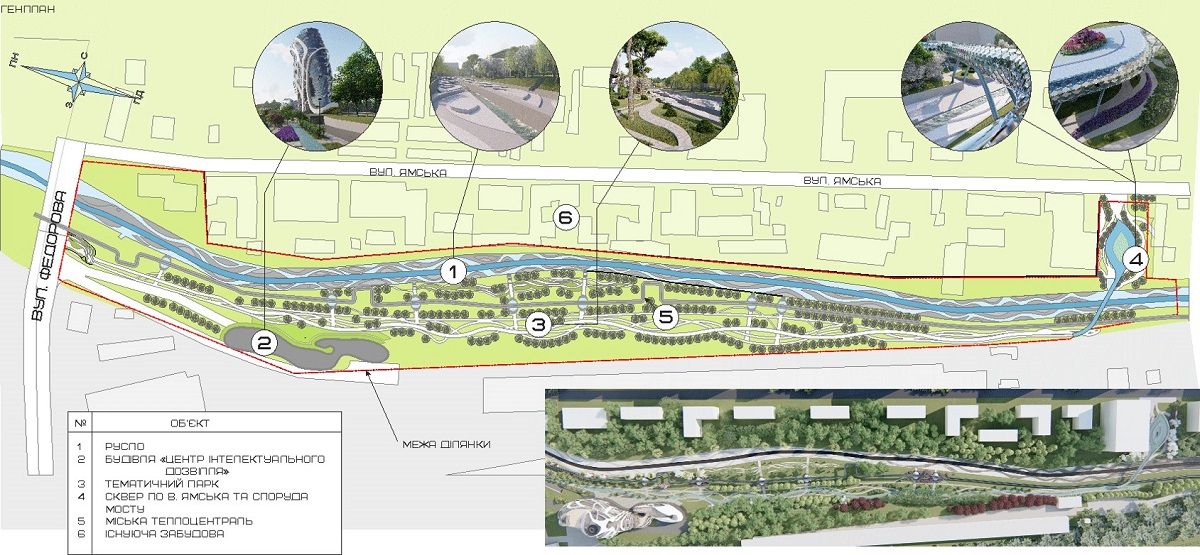 Застывшая волна и еще один стеклянный мост в Киеве: каким хотят сделать берег реки Лыбидь 3