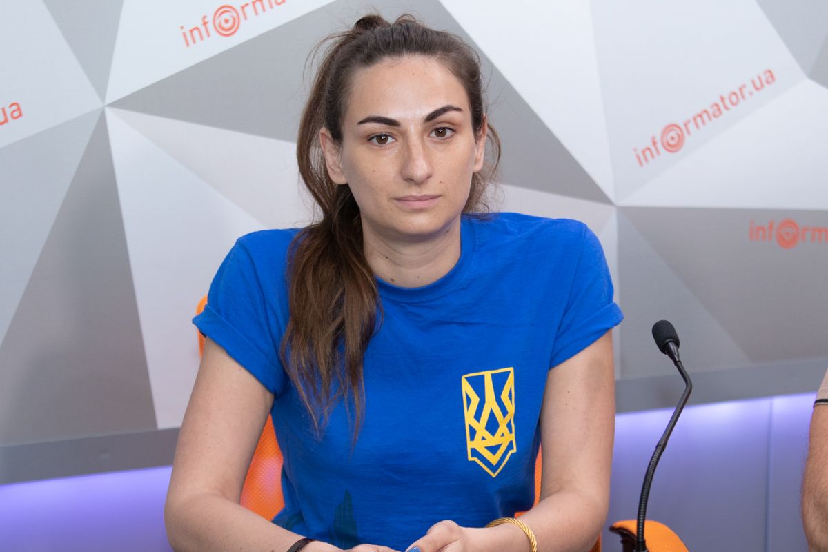 Начальник штаба Днепропетровской областной организации политической партии «Национальный корпус» Дарья Слуцковская