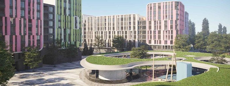 Будет видно из космоса: в Киеве холдинг бывшего замглавы КГГА строит жилой комплекс