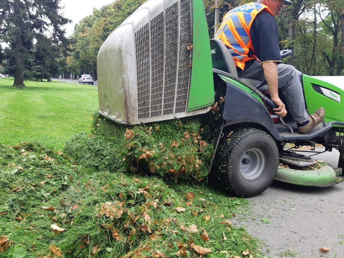 Як у Дніпрі борються з бур'янами та доглядають за газонами 1