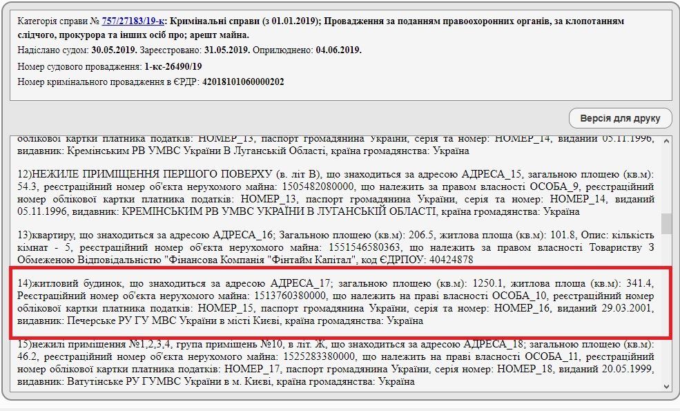 В Киеве скандальный судья Вовк снял арест с недвижимости, украденной черным регистратором 1