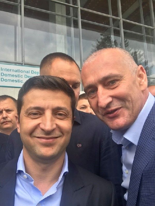 Бородин вместе с президентом Владимиром Зеленским