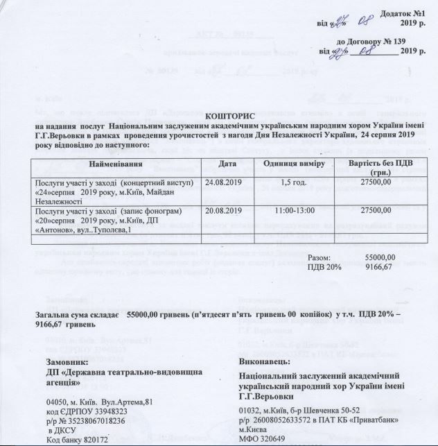 Сколько стоит нанять хор имени Веревки, что спел песню про Гонтареву на Квартал 95 5