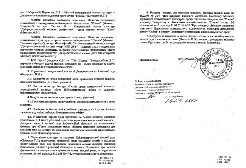 Что ждет старый кинотеатр «Салют» в Днепре 3