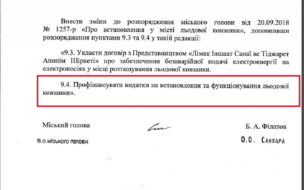Кто заплатит за каток Roshen в центре Днепра: ответ горсовета 5