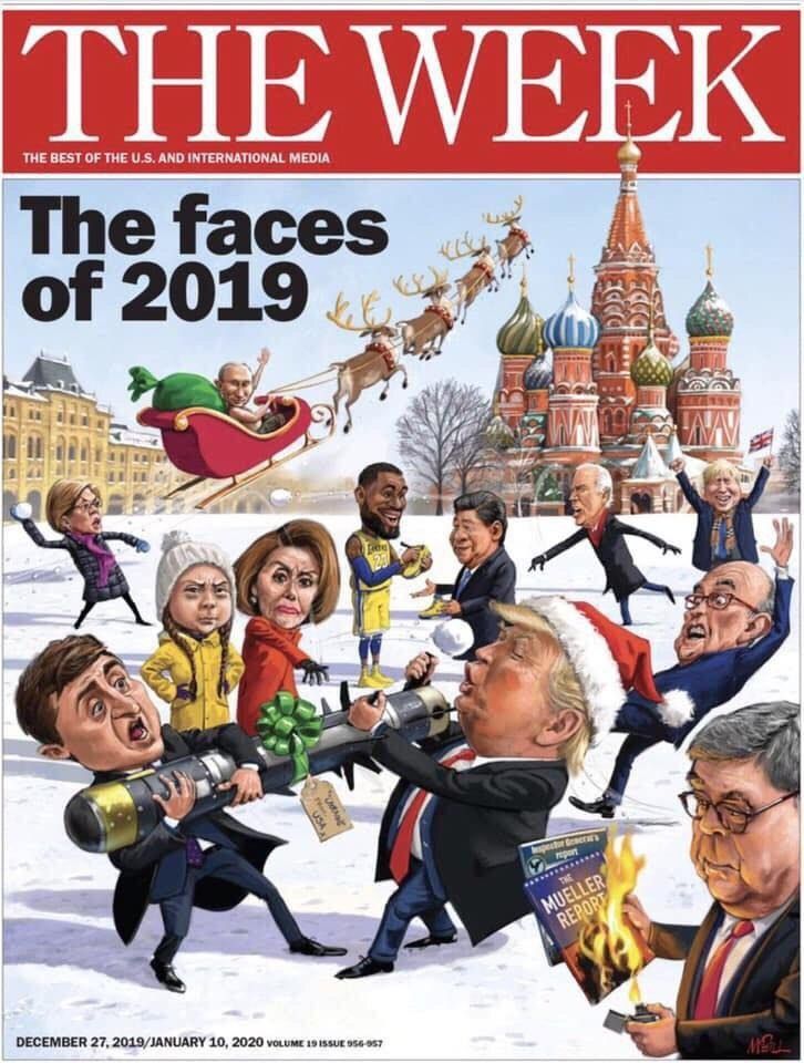 А вот журнал The Week считает это событие таким важным, что разместил карикатуру на обложке