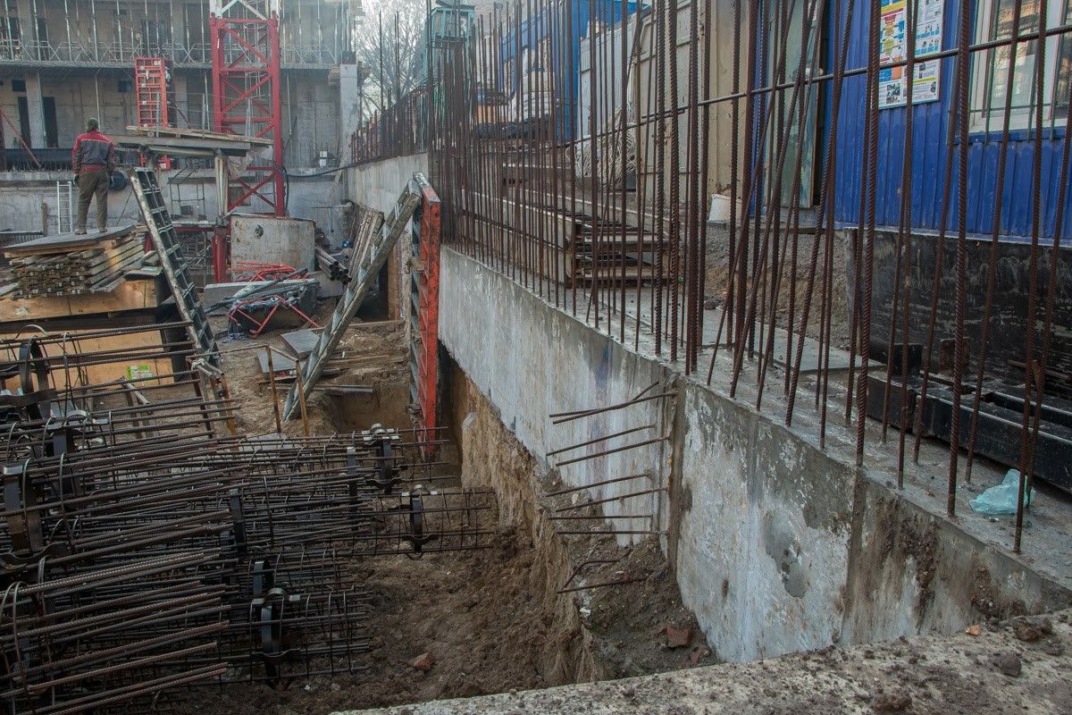 Так выглядит подпорная стенка