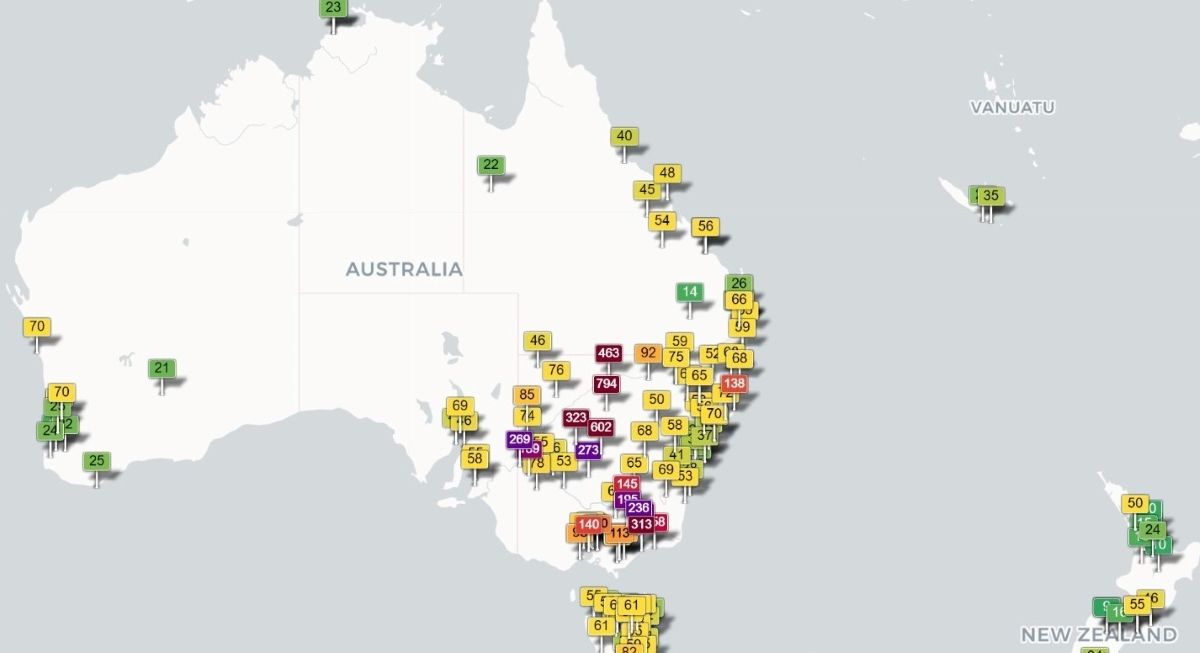 Насколько воздух в Днепре и других городах Украины грязнее, чем в горящей Австралии 1