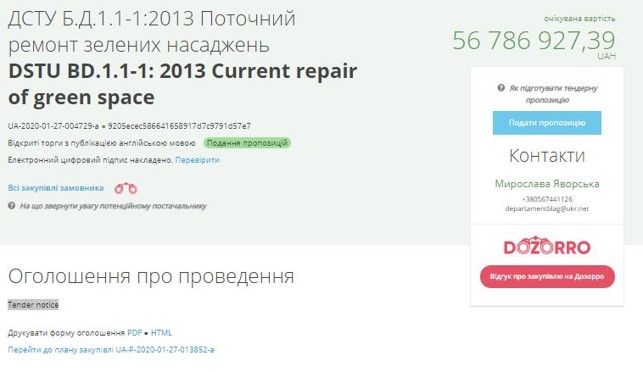 Какие и сколько деревьев и цветов высадят в Днепре за 56,7 миллиона гривен 1