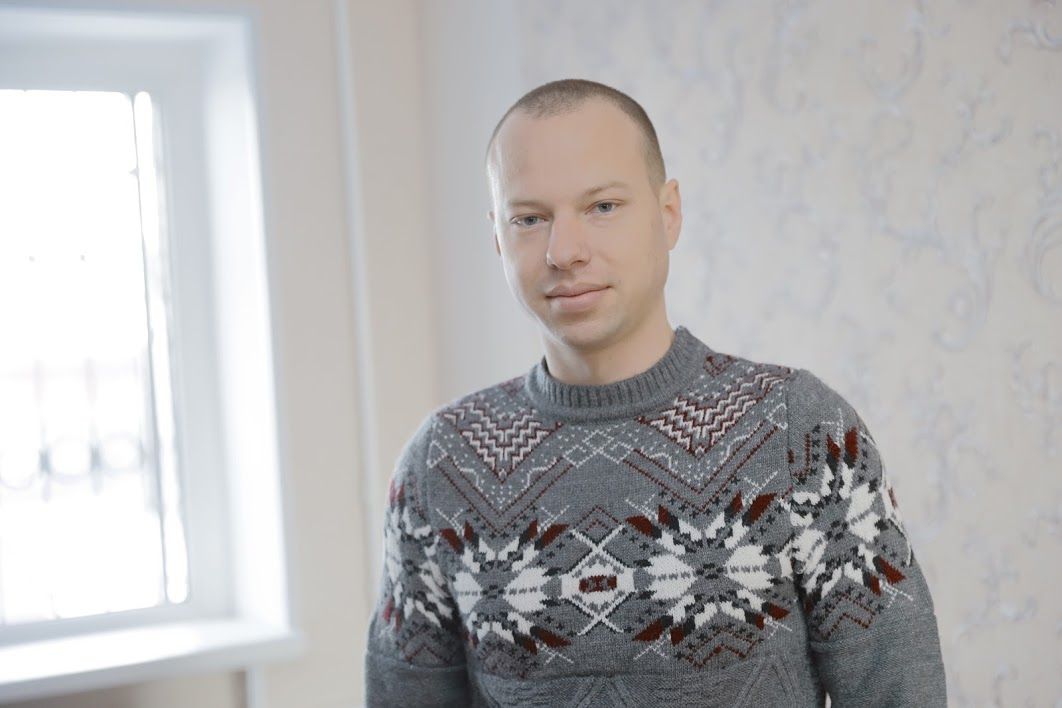 Военнослужащий полка «Днепр-1» Денис Лазько