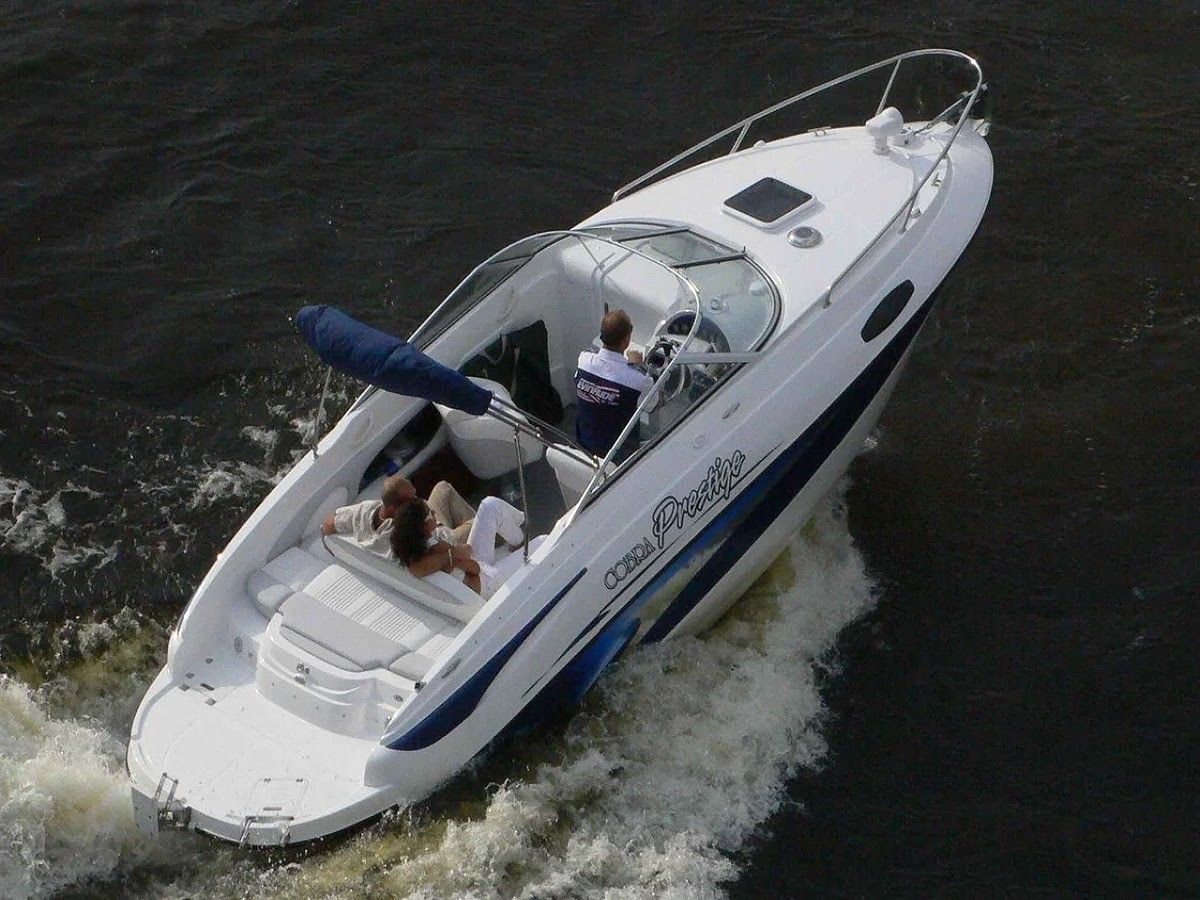 Так выглядит катер, на котором директора райавтодора задержали в 2018 году