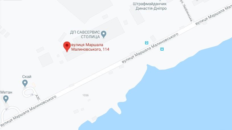 Будущий склад отработанных батареек расположен в 750 метрах от реки Днепр