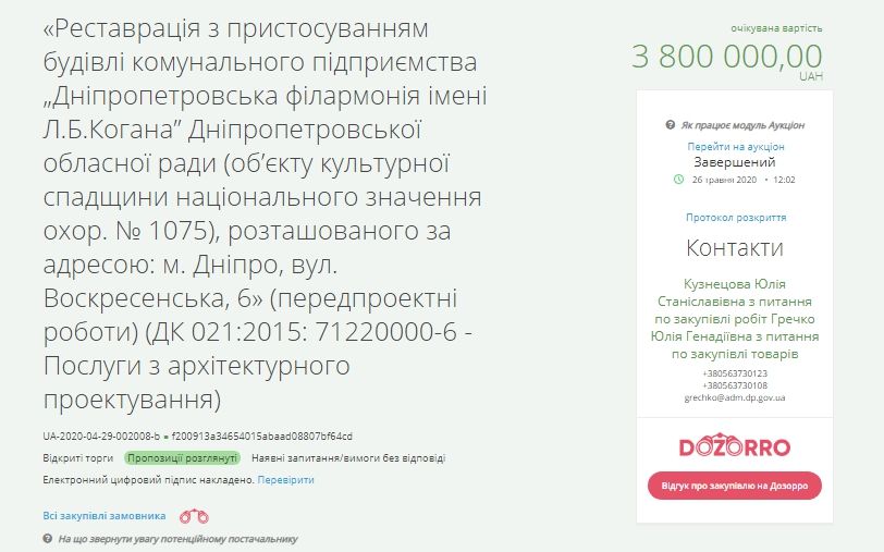 С летней террасой и панорамным лифтом: в Днепре хотят реконструировать филармонию 1