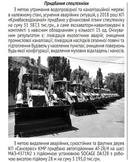 Как «Парковка и реклама» стала «кормушкой» для Вилкулов и кому ушла спецтехника Кривого Рога 9