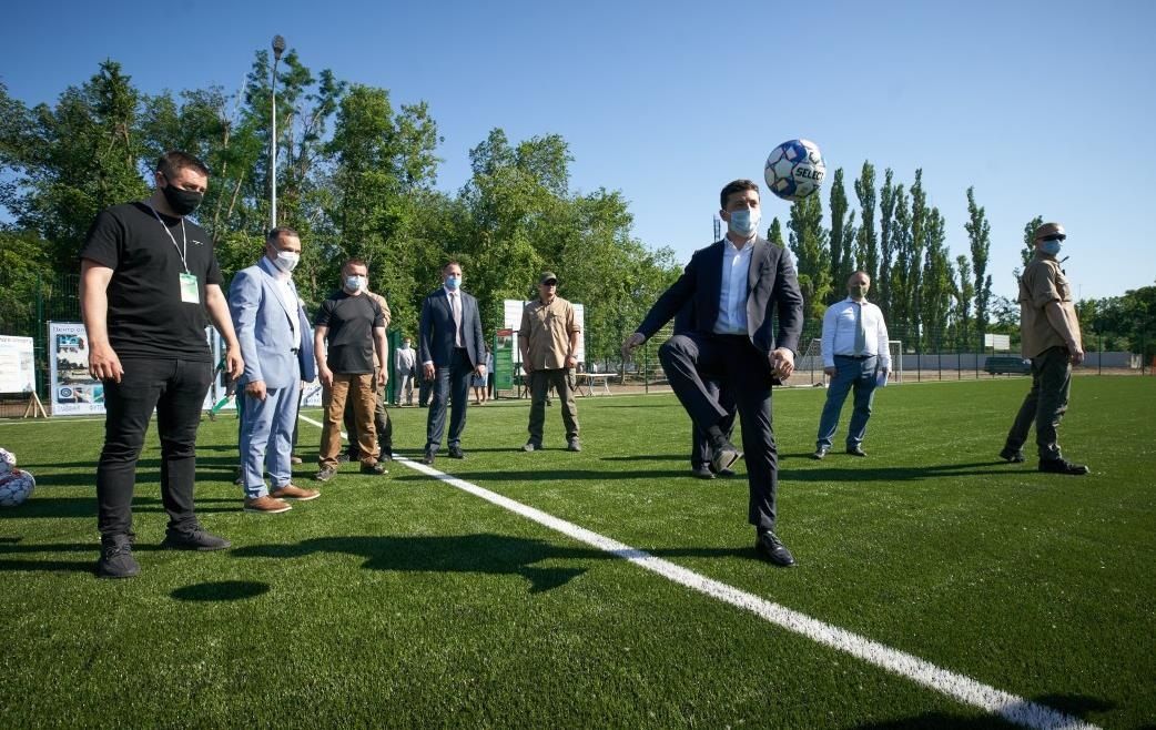 Реконструированный стадион в Южном. Фото «Корреспондент»