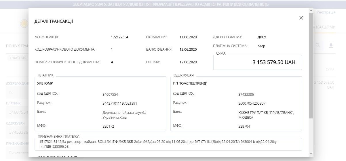 «Затопленный стадион Зеленского» под Одессой ремонтировала фирма-фигурант коррупционного дела 7
