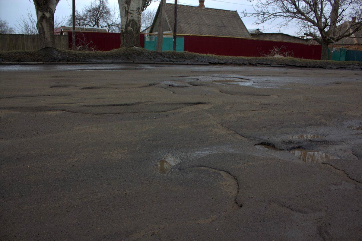 Фото 2018 года. И снова дорогу ремонтируют