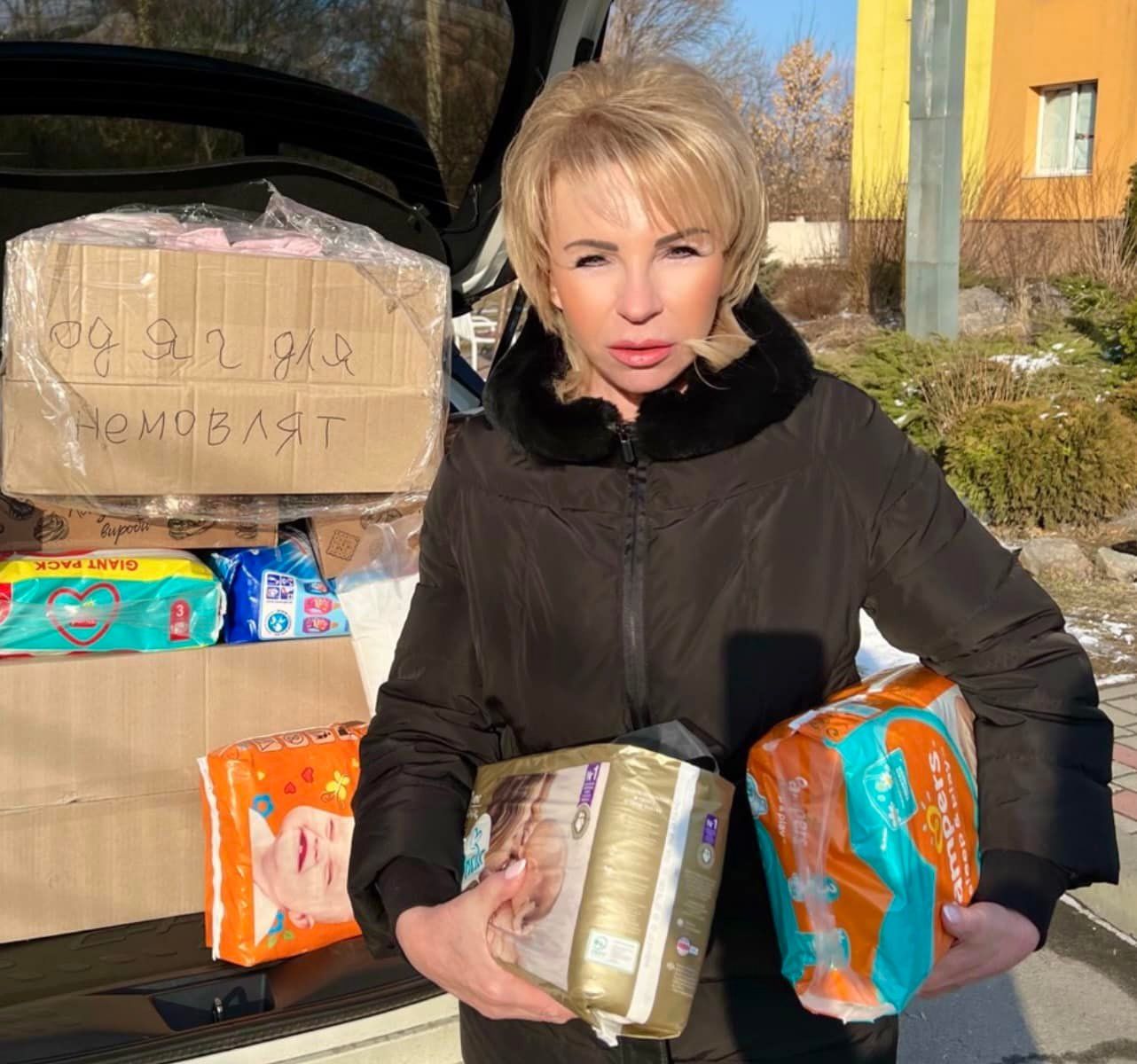 Розподіл гуманітарної допомоги для немовлят в регіоні за участі депутатки Пустової