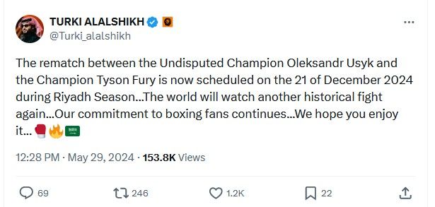 Реванш Усик vs Фьюри: саудиты назвали точную дату боя 1