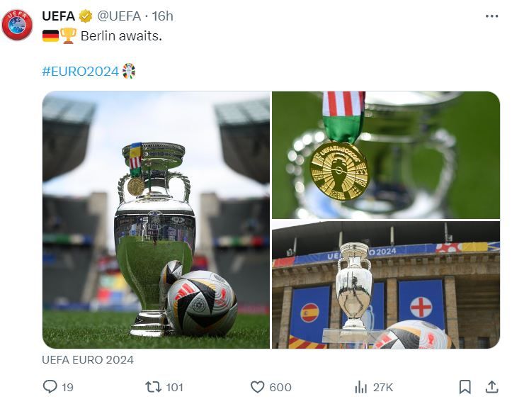 Испания – Англия: как проходит финал Евро-2024 - онлайн-репортаж 1