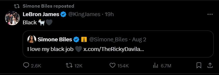 Сімона Байлз потролила Трампа через чорну роботу 1