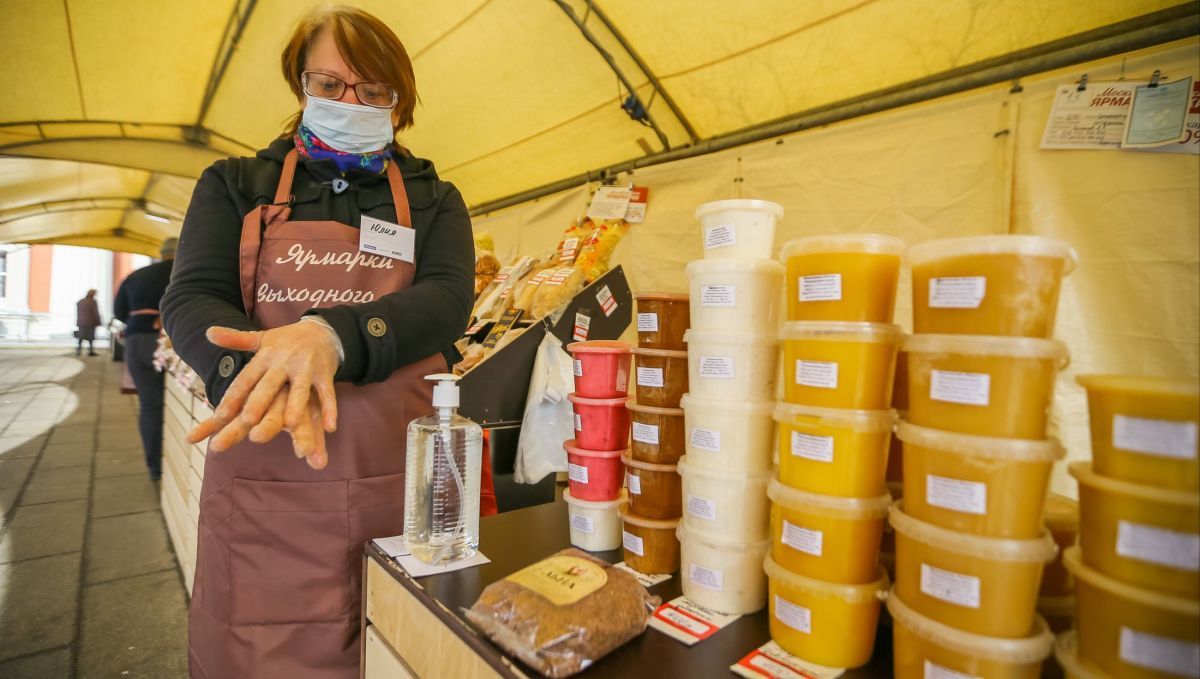 В Киеве снова заработали продуктовые ярмарки
