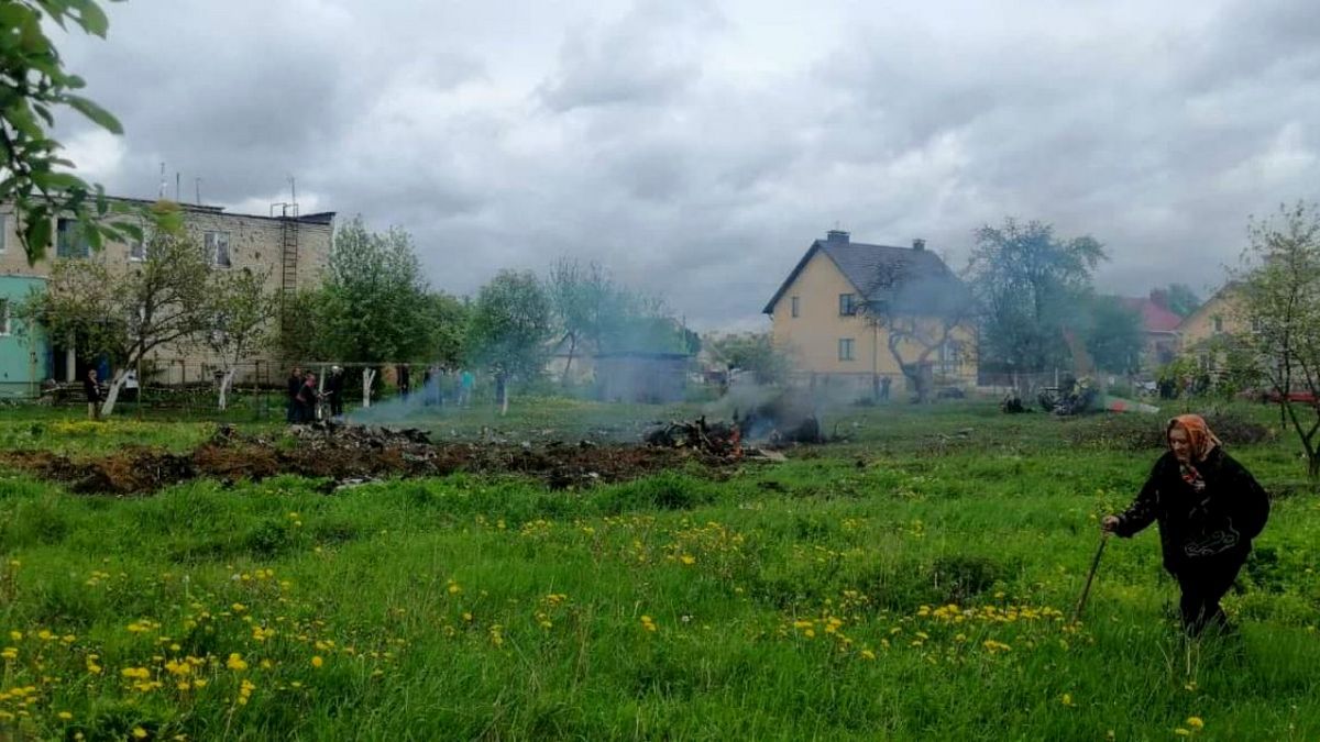 Крушение военного самолёта «Як-130» в Беларуси: появилось видео момента