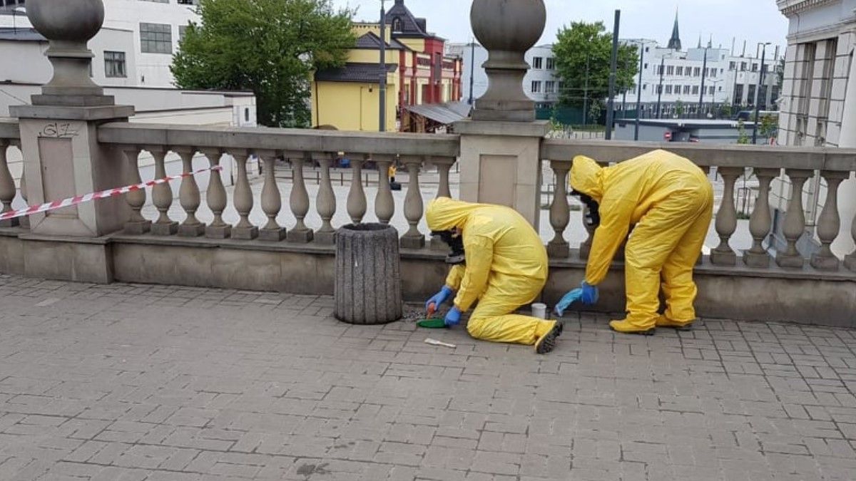 Во Львове на центральном вокзале нашли полкилограмма разлитой ртути