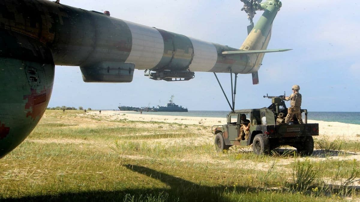 В Чёрном море прошли учения украинских военных по стандартам НАТО