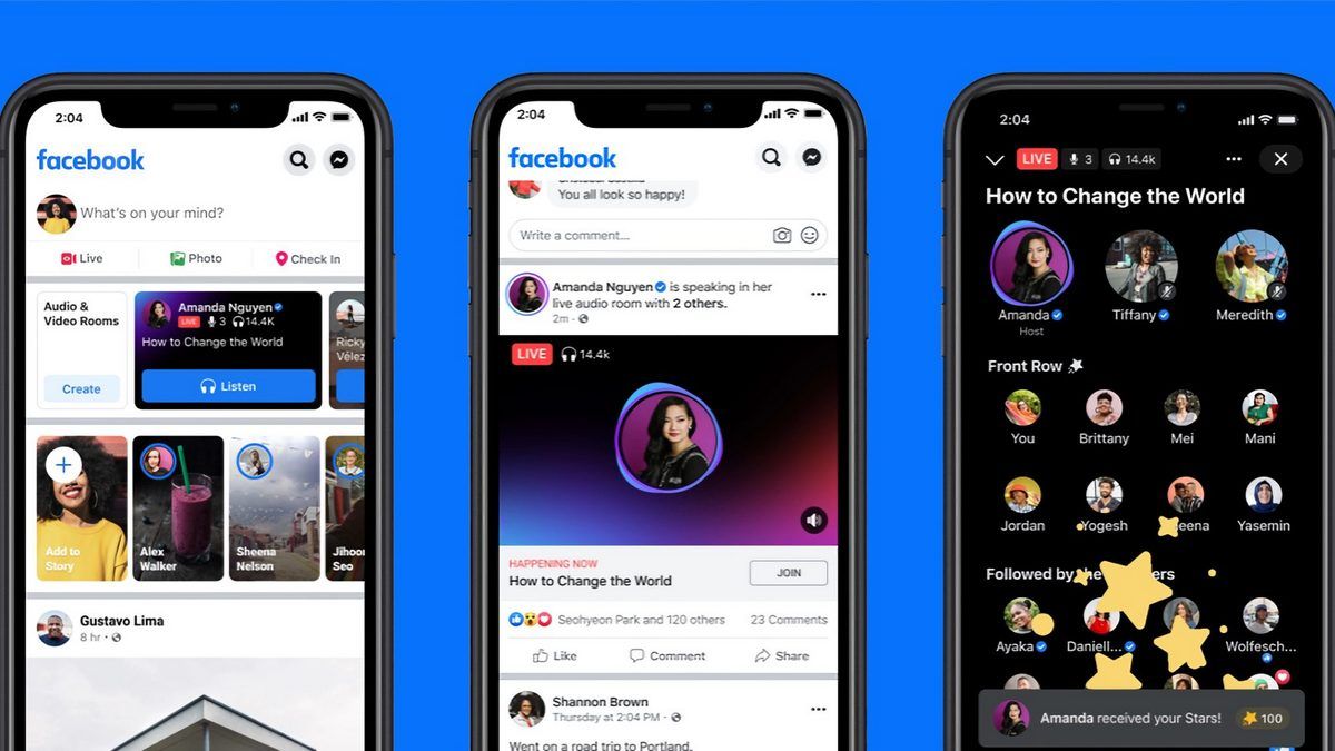 В Facebook появилась вкладка «Аудио» подкастами и живыми аудиозаписями
