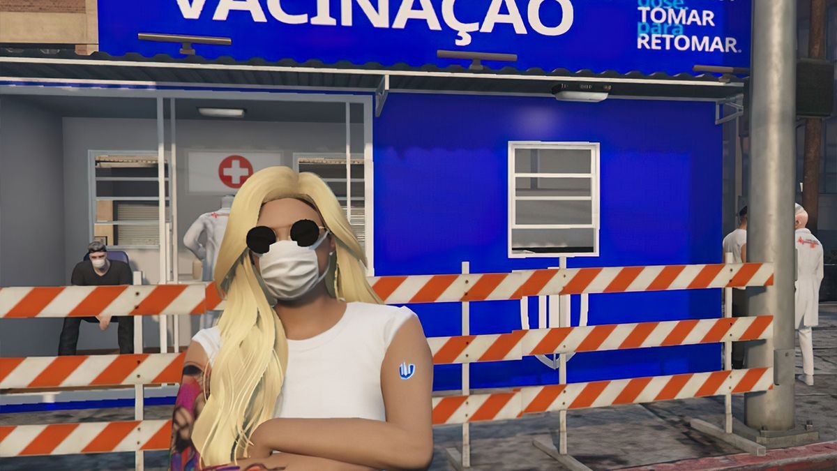 Pfizer устроила вакцинирование в GTA Online