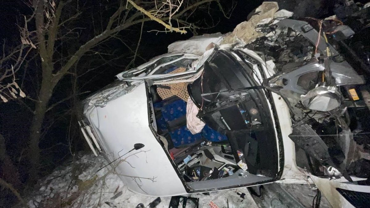 В Полтавской области перевернулся микроавтобус с пассажирами: в больнице 11 человек