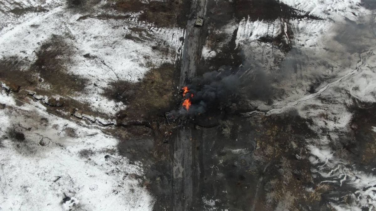 В Луганской области украинские военные уничтожили три российских танка и БМП