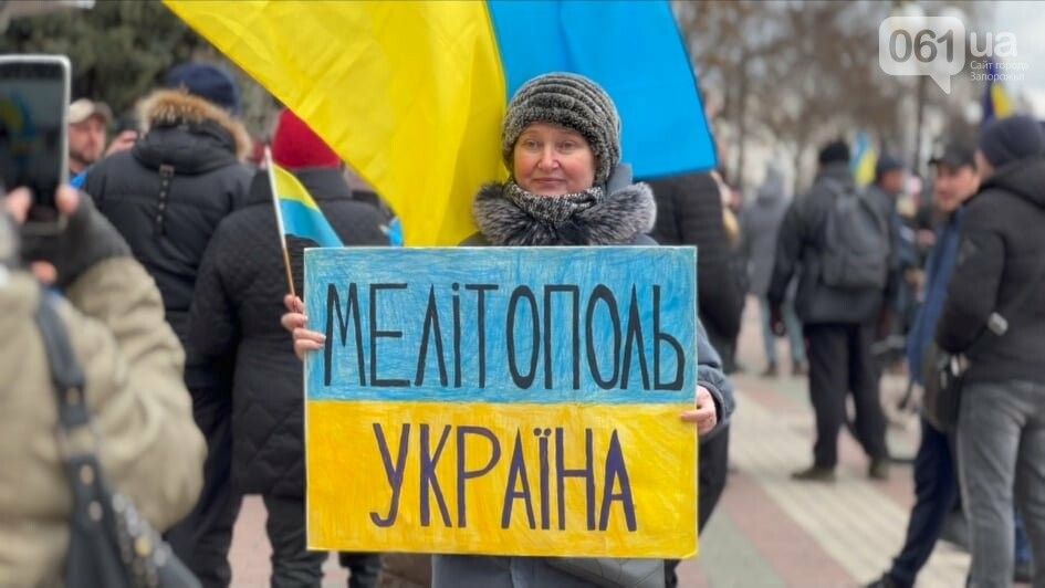 Українці у зайнятому окупантами Мелітополі записали відео на підтримку ЗСУ