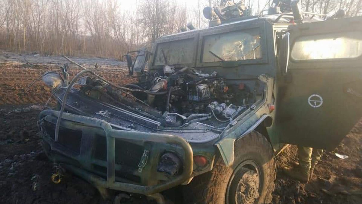 Украинские десантники уничтожили бронетехнику оккупантов ракетным комплексом «Стугна»: видео