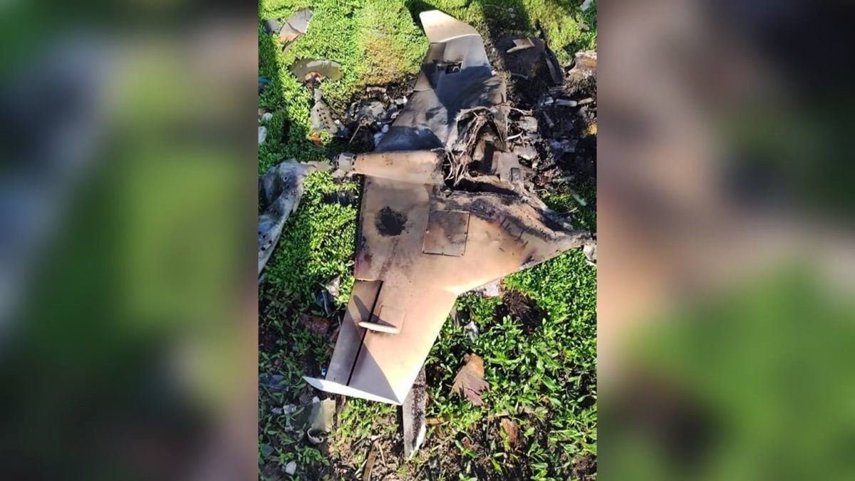 Украинские бойцы уничтожили ударный беспилотник оккупантов