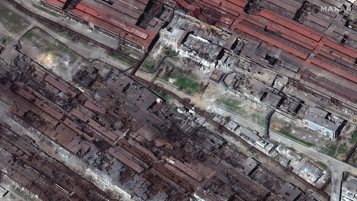 Появились спутниковые снимки разрушенного рашистами завода «Азовсталь»