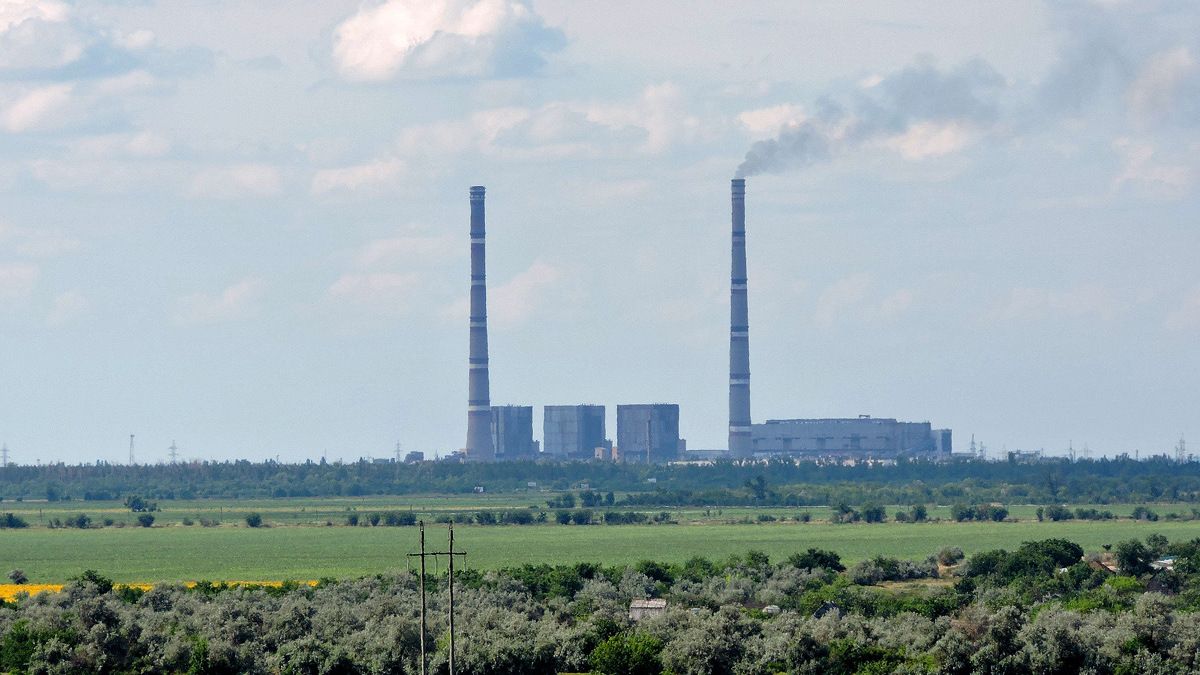 Запорожскую ТЭС остановили из-за нехватки угля
