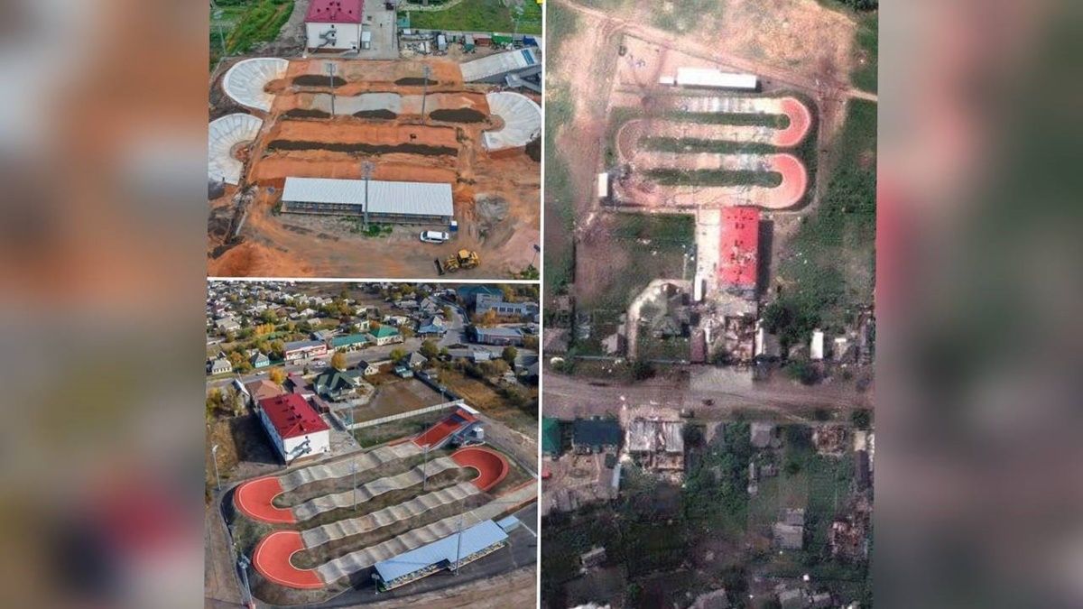 Окупанти зруйнували сучасну велобазу у Лимані