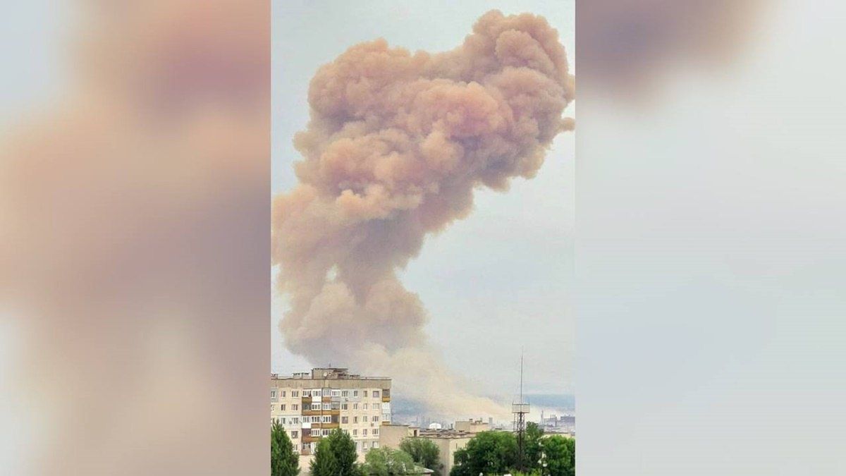 Бомбардировка цистерны с азотной кислотой в Северодонецке загрязнила воздух и почву
