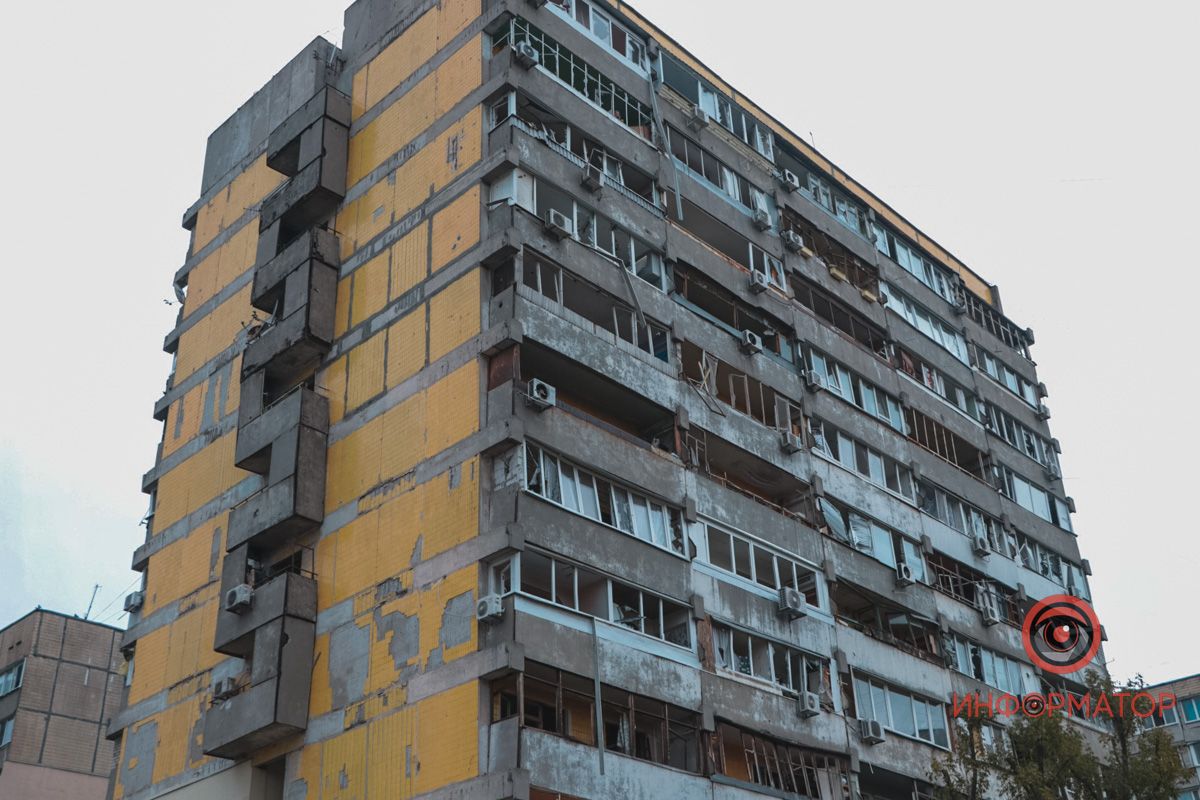 Житловий будинок після ворожого обстрілу