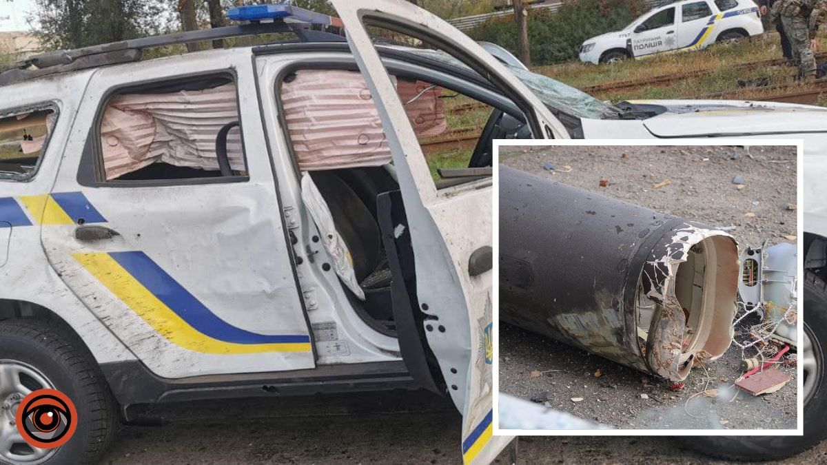 У Запоріжжі ракета С-300 вибухнула біля авто поліцейських: подробиці