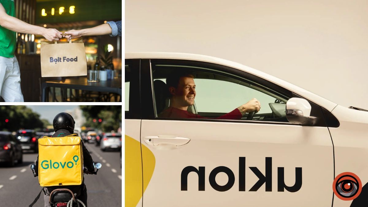 Як в Києві працює Glovo, Bolt Food, Uklon під час відключення світла