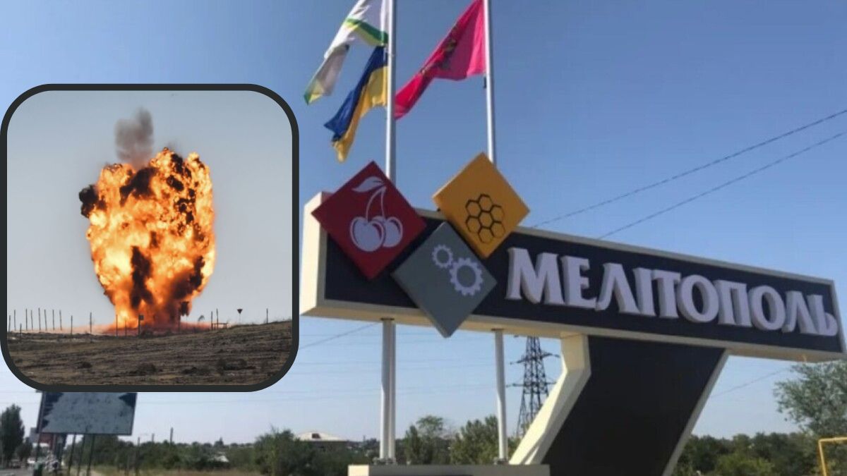 Потужний вибух в Мелітополі: нічого не сталося біля бази рашистів