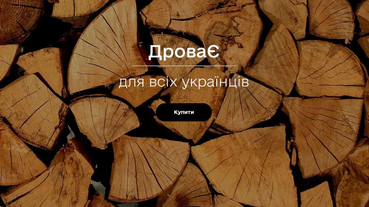 Дров’яна діджиталізація: як через інтернет придбати дрова?