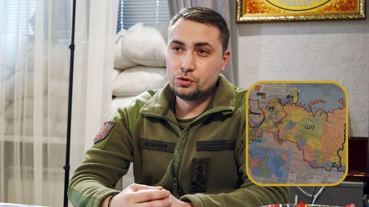 Поділ росії: що відомо про карту в кабінеті Буданова, від якої оскаженіли пропагандисти