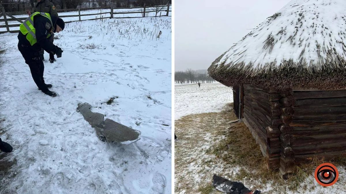 Ракетна атака на Київ: уламки снаряда впали на територію Музею Пирогово